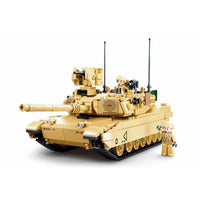 Sluban Model Bricks M1A2 V2 Abrams Main Battle Tank