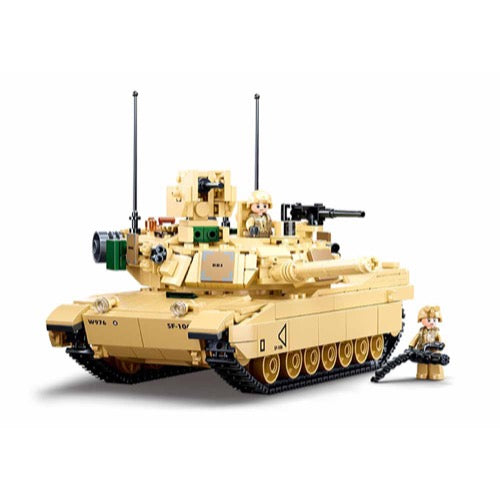 Sluban Model Bricks M1A2 V2 Abrams Main Battle Tank