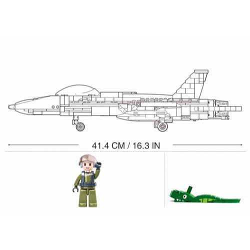 Sluban Model Bricks F/A-18E Super Bumblebee