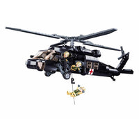 Sluban Model Bricks Black Hawk Helicopter