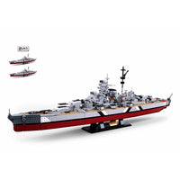 Sluban Model Bricks Bismarck Battleship (2 in 1)