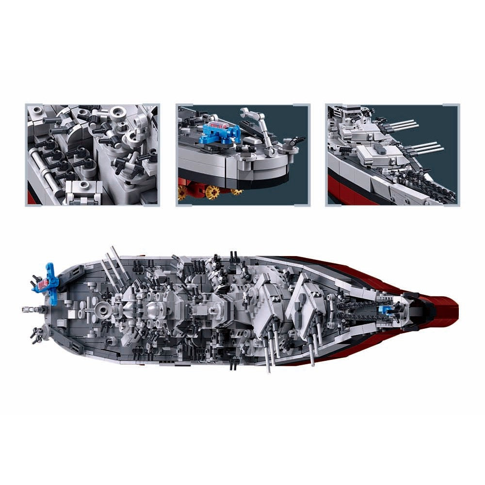 Sluban Model Bricks 1/350 USS Missouri