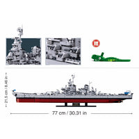 Sluban Model Bricks 1/350 USS Missouri