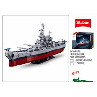 Sluban Model Bricks 1/350 USS Missouri