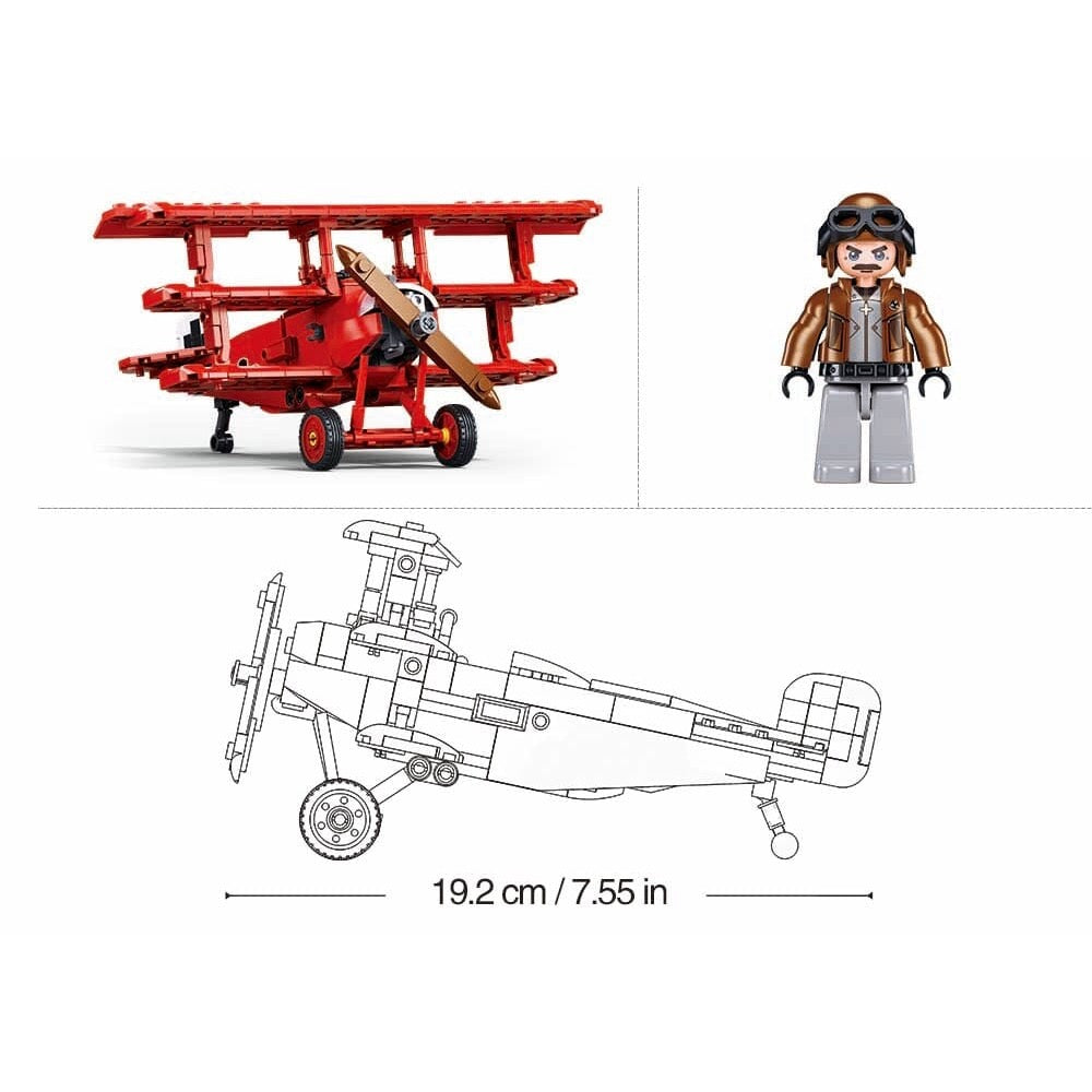 Sluban Model Bricks 1/35 WW1 Fokker DR-1S