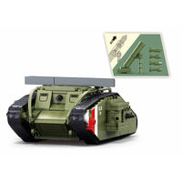 Sluban Model Bricks WW1 Mark V Tank Offensive