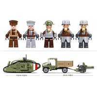 Sluban Model Bricks WW1 Mark V Tank Offensive