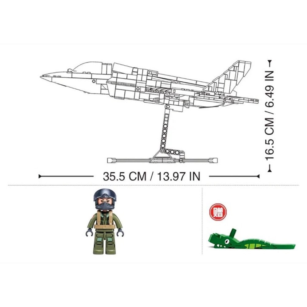 Sluban Model Bricks 1/44 F35BS Fighter