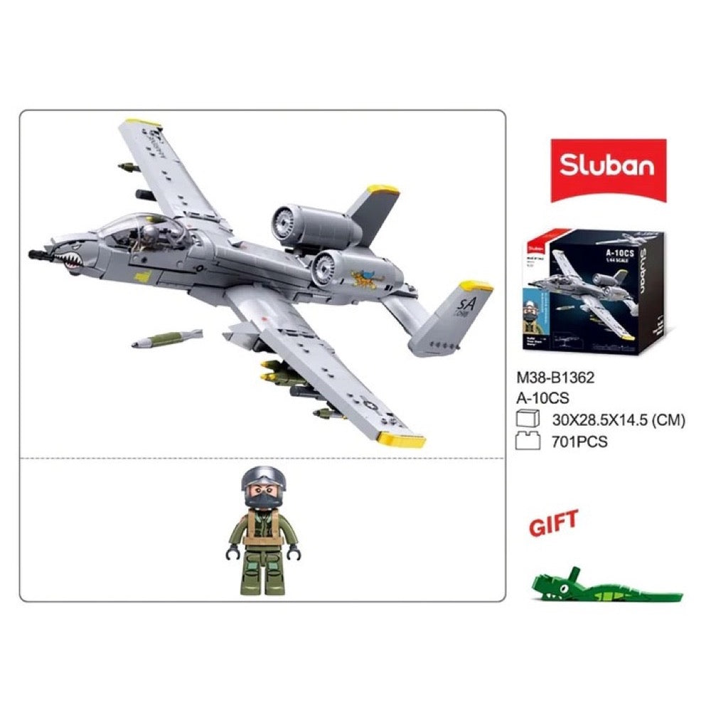 Sluban Model Bricks 1/44 A10CS Attack Aircraft