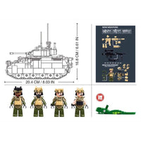 Sluban Model Bricks 1/35 M3A3S Bradley