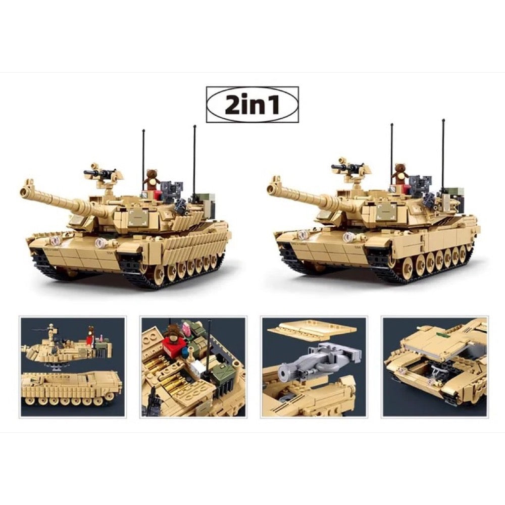 Sluban Model Bricks 1/35 M1A2 Tusk 2S