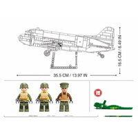 Sluban Model Bricks 1/44 C-47-S Airtrain