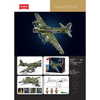 Sluban Model Bricks 1/44 B17-GS Bomber Flying Fortress