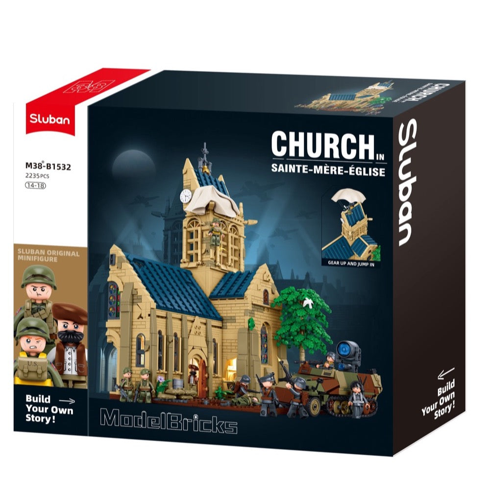 Sluban Model Bricks Battle of Sainte-Mère-Église