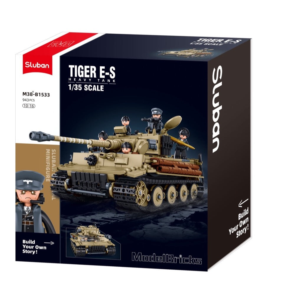 Sluban Model Bricks 1/35 Tiger Tank