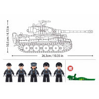 Sluban Model Bricks 1/35 Tiger Tank
