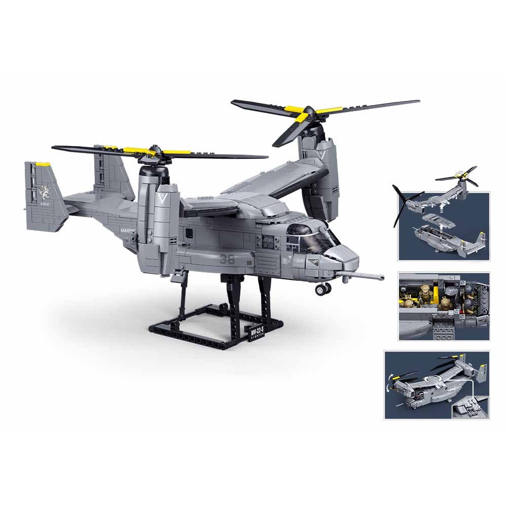 Sluban Model Bricks 1/44 MV-22 Osprey