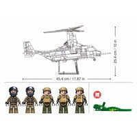 Sluban Model Bricks 1/44 MV-22 Osprey