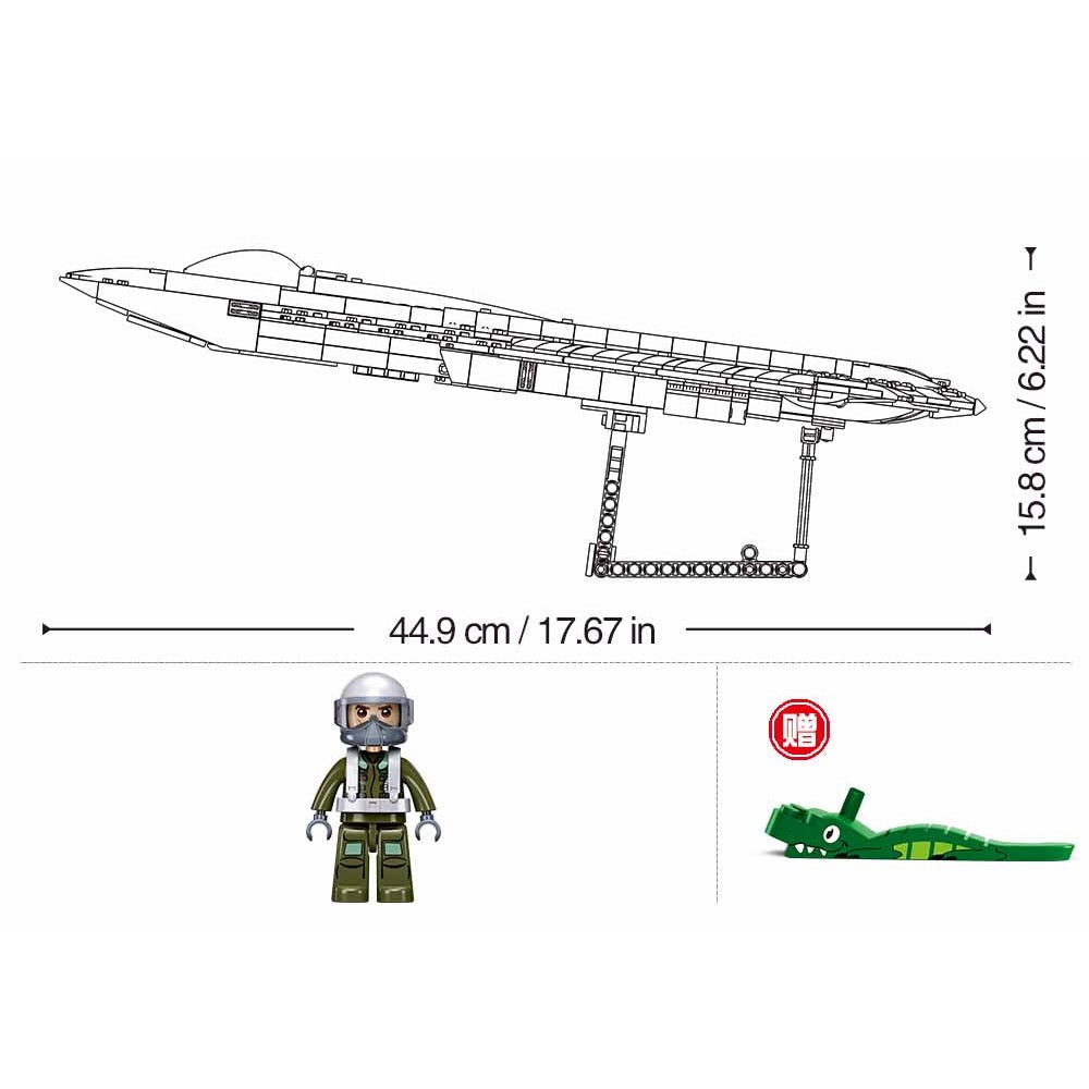 Sluban Model Bricks 1/44 J50 Fighter