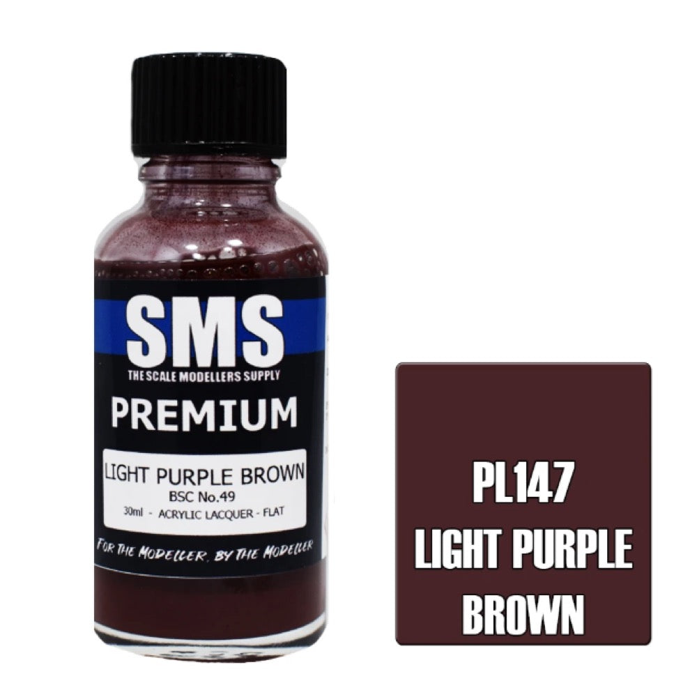 SMS PL147 Premium Acrylic Lacquer Light Purple Brown 30ml