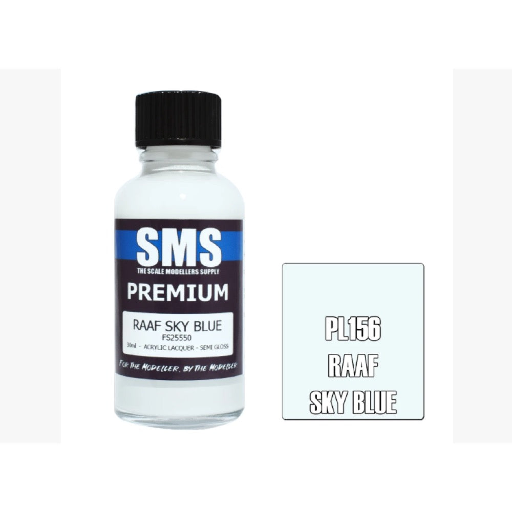 SMS PL156 Premium Acrylic Lacquer RAAF Sky Blue 30ml