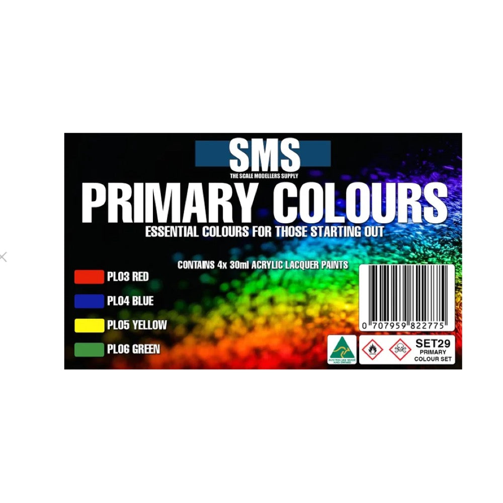 SMS SET29 Primary Colours Colour Set