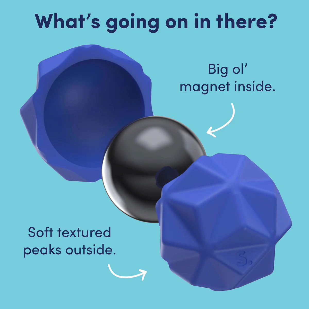Speks Odds Blue Peaks Silicone Fidget Magnets