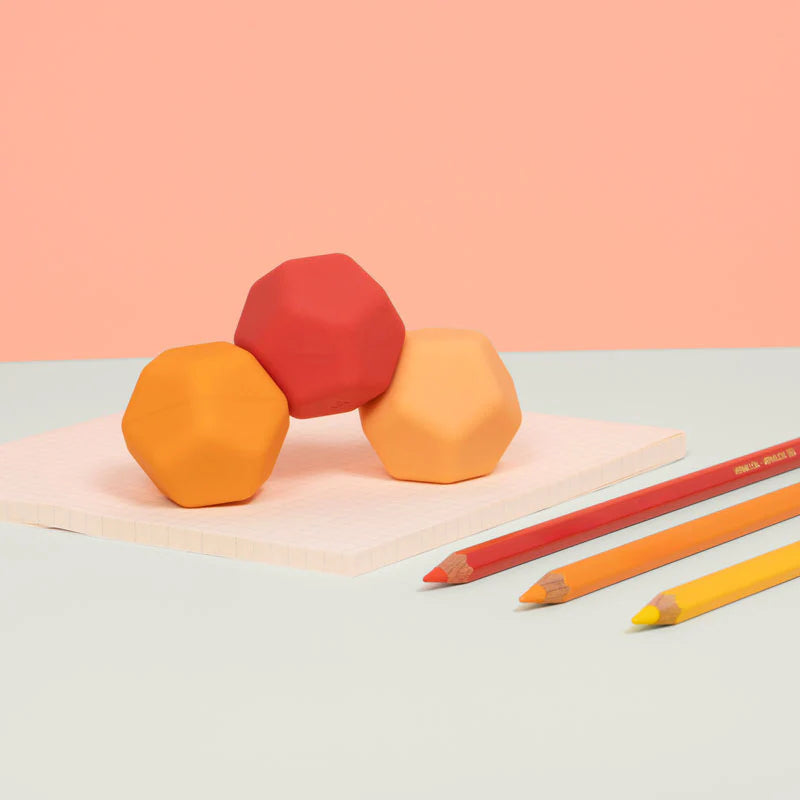 Speks Odds Orange Planes Silicone Fidget Magnets