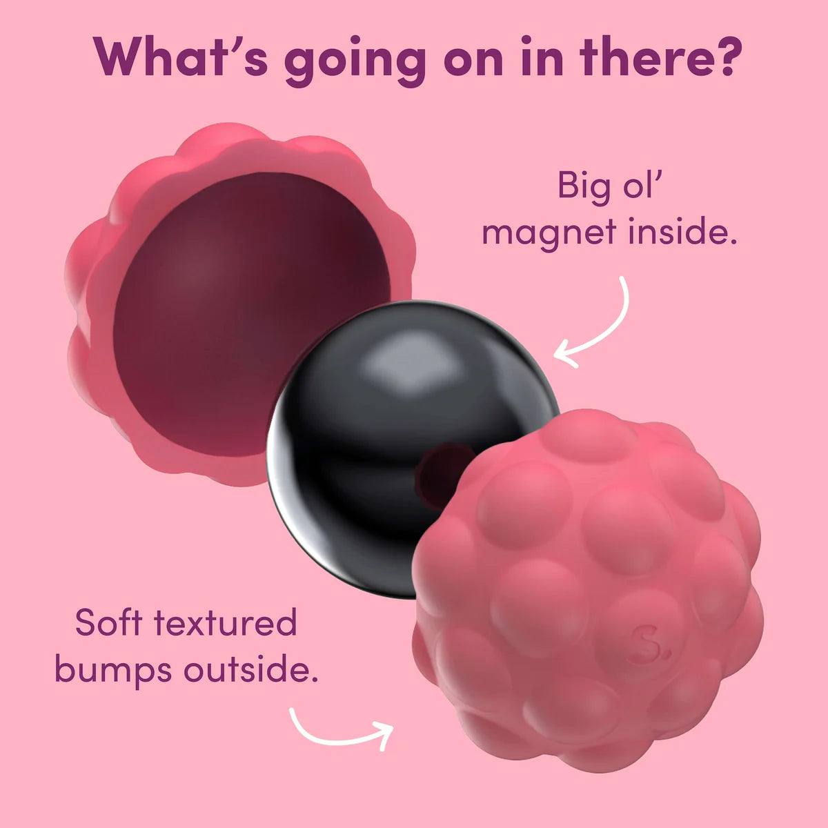 Speks Odds Purple Bumps Silicone Fidget Magnets