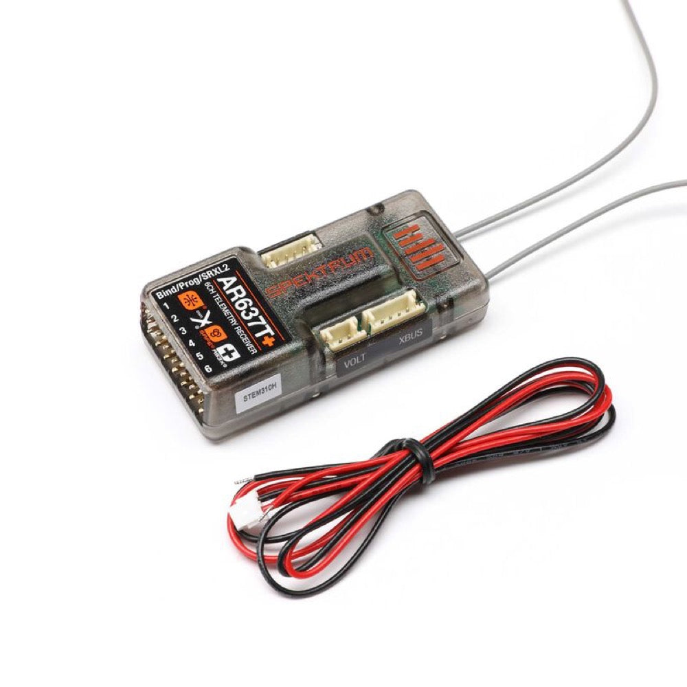 Spektrum AR637T+ 6ch Air Receiver with AS3X+ SAFE Technology and Telemetry SPM-1032