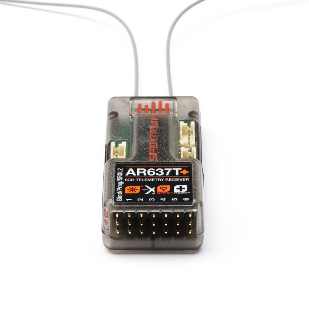 Spektrum AR637T+ 6ch Air Receiver with AS3X+ SAFE Technology and Telemetry SPM-1032