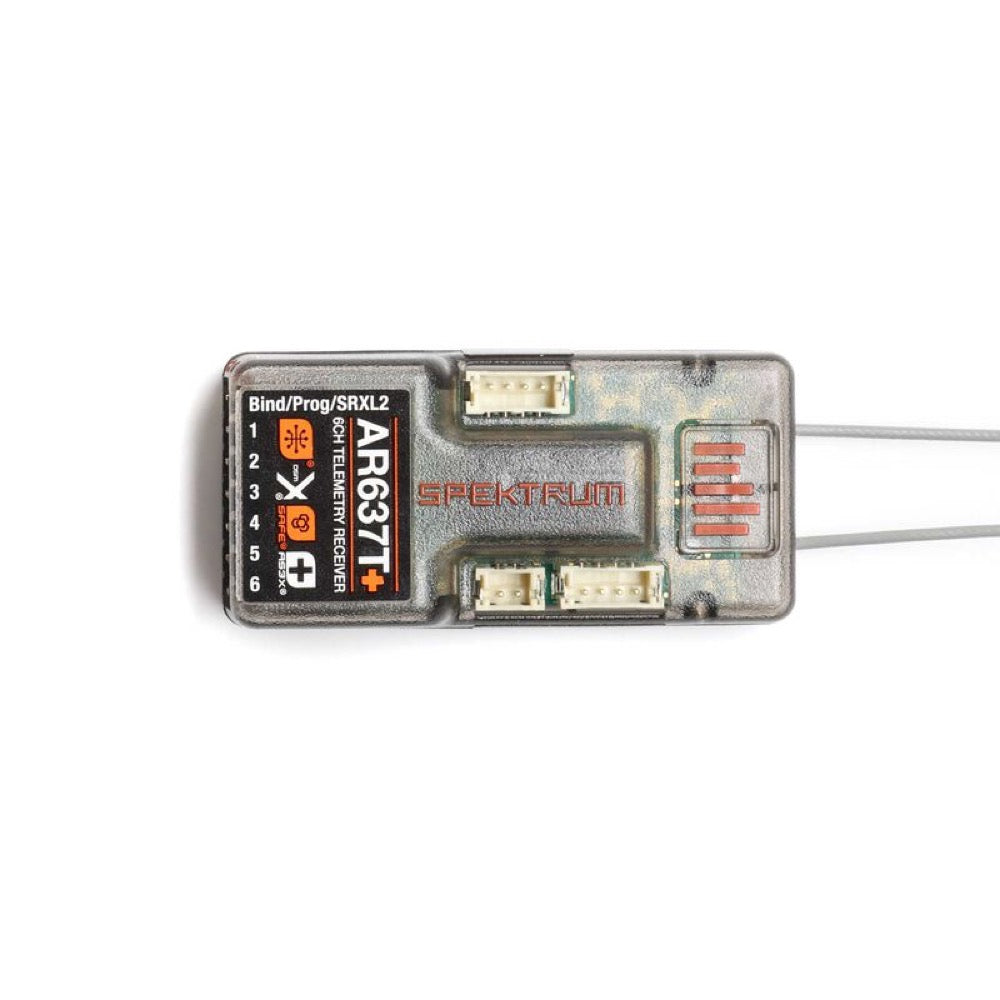 Spektrum AR637T+ 6ch Air Receiver with AS3X+ SAFE Technology and Telemetry SPM-1032
