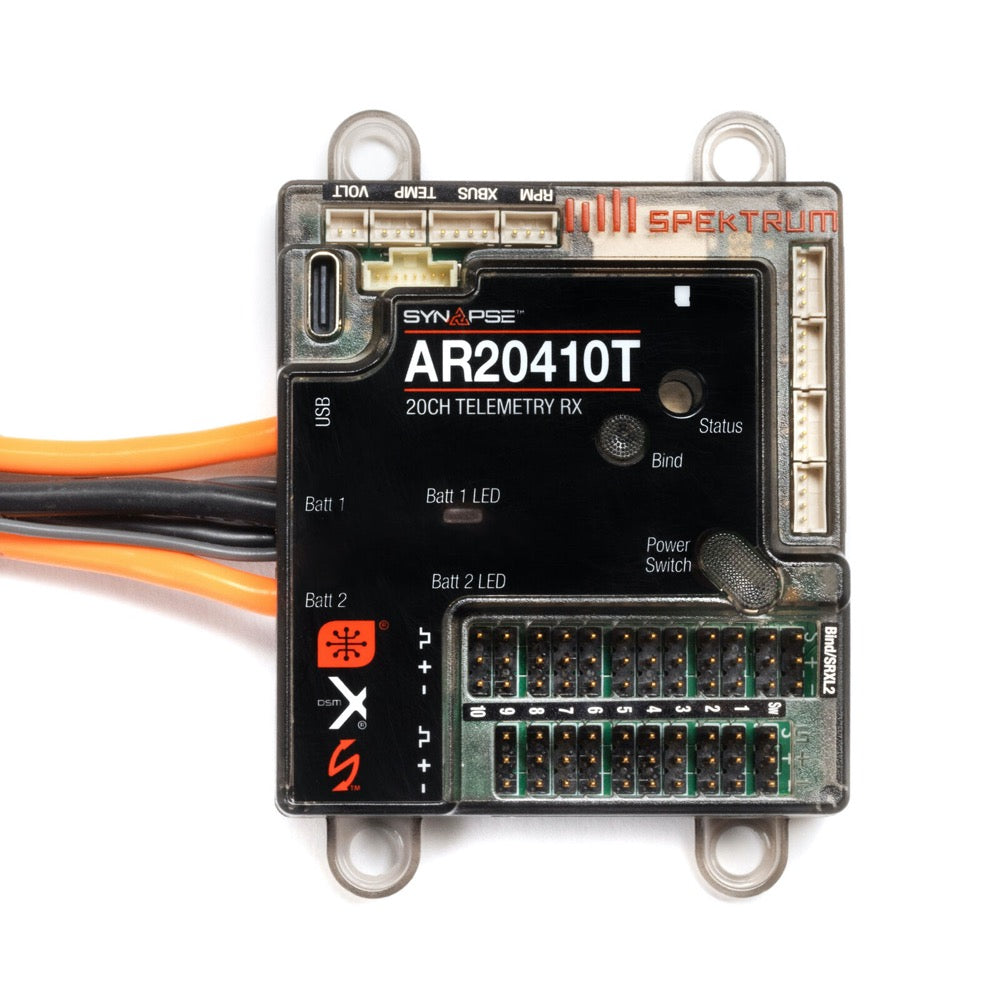 Spektrum AR20410T 20 Channel PowerSafe Telemetry Receiver