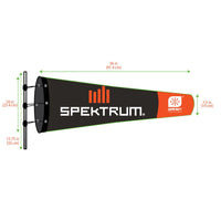 Spektrum SPMPWS100 Smart Airfield Windsock 10x36in