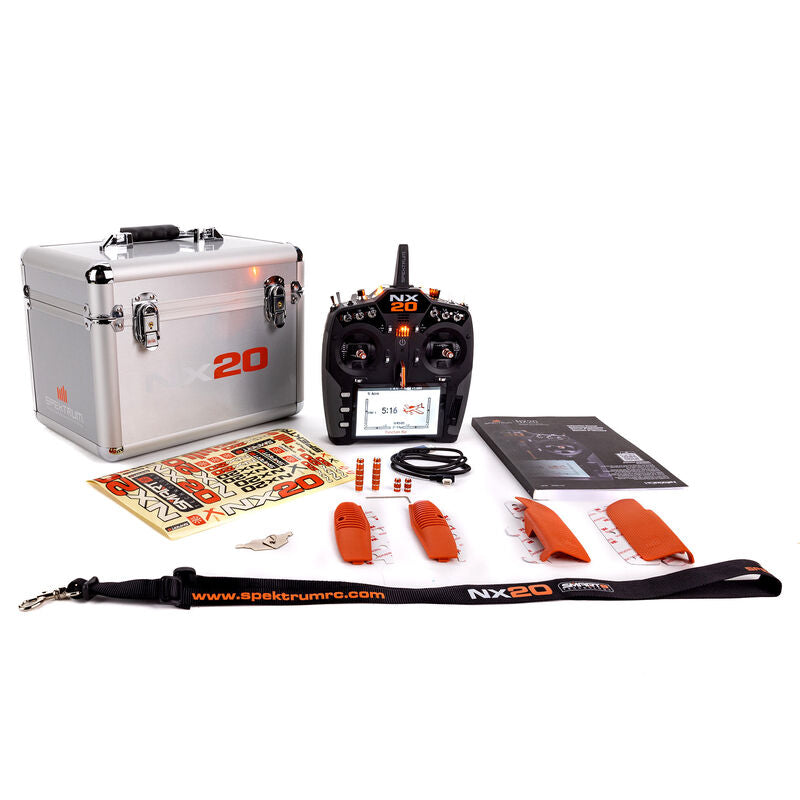 Spektrum SPMR20500 NX20 2.4Ghz DSM-X 20 Channel Transmitter Only