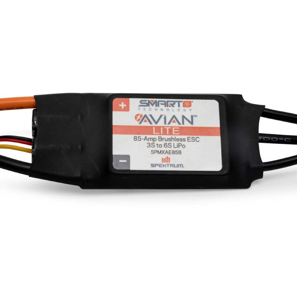 Spektrum SPMXAE85B Avian 85A Smart Lite 3-6S Brushless ESC with IC3 Connector