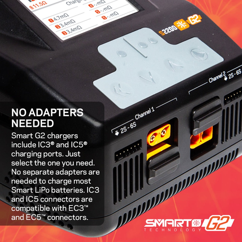 Spektrum SPMXC2010 Smart S2200 2x200W AC Charger SPMXC2010