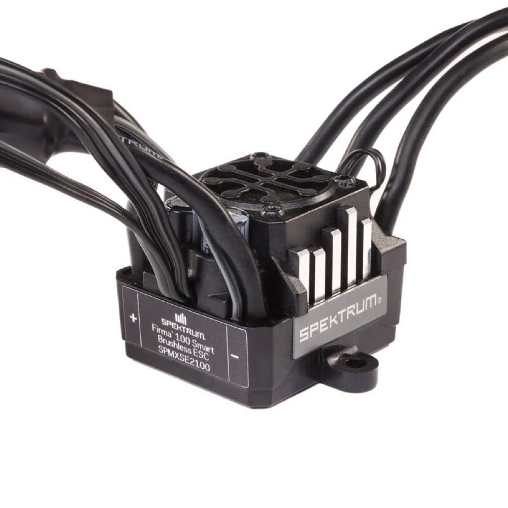 Spektrum SPMXSE2100 Firma 100A 2-3S Black Edition Brushless Smart ESC