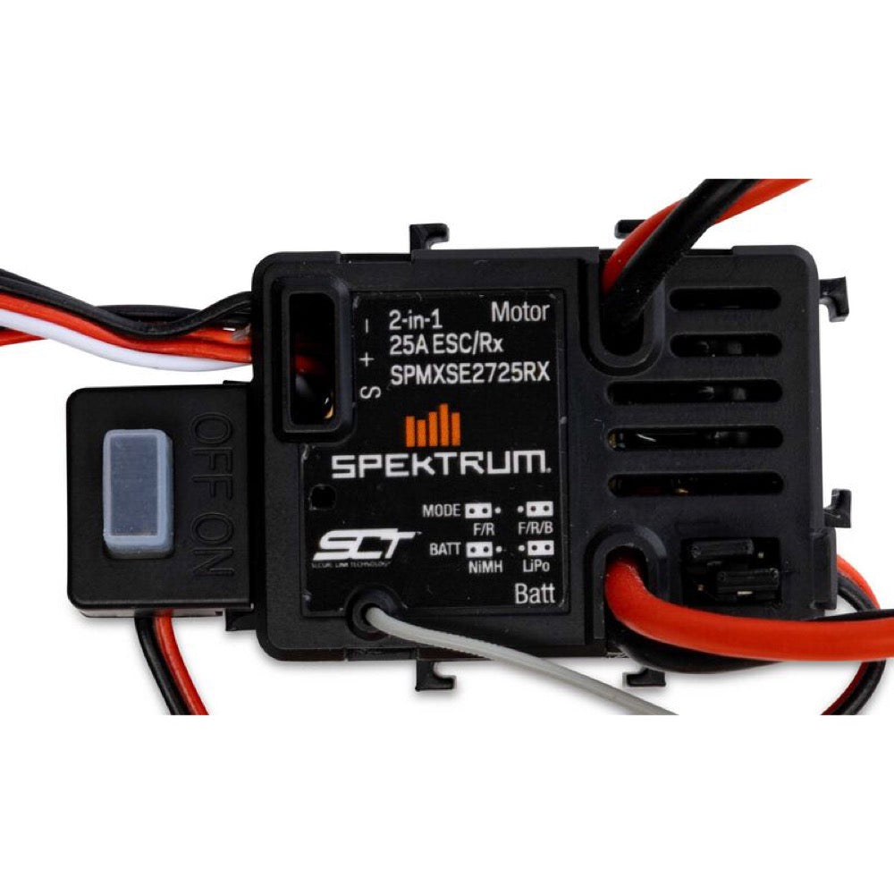 Spektrum SPMXSE2725RX 25A ESC and SLT RX with IC2 Connector suit 1/18 Rock Crawler
