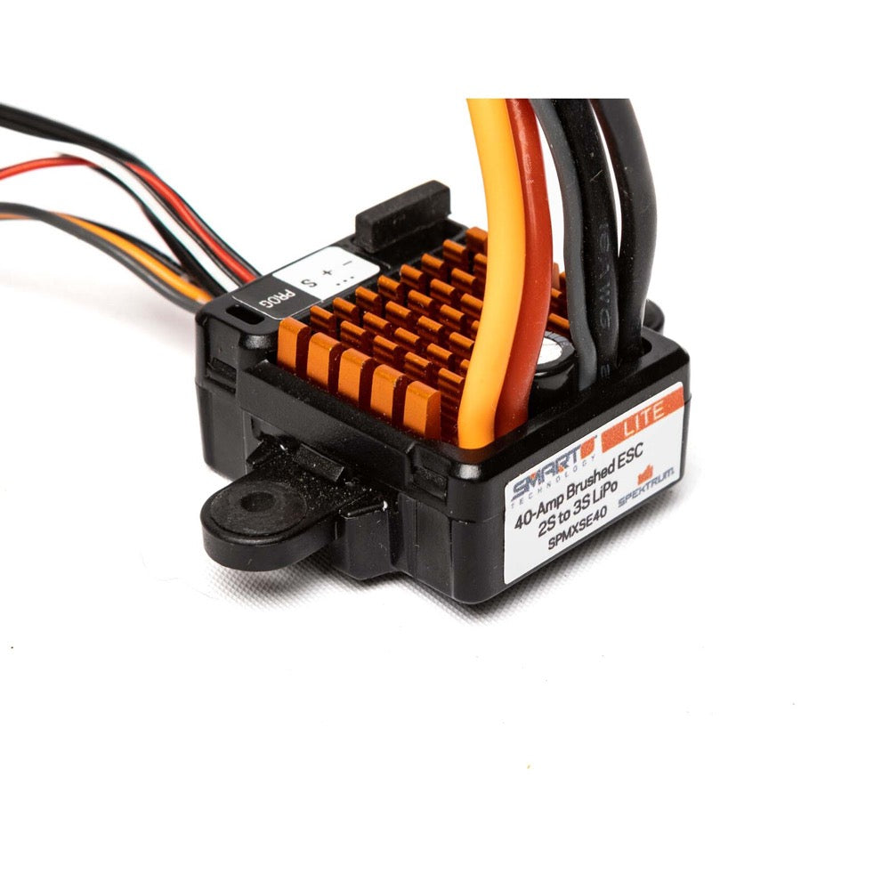Spektrum SPMXSE40 Firma 40A Lite Smart Waterproof Brushed ESC