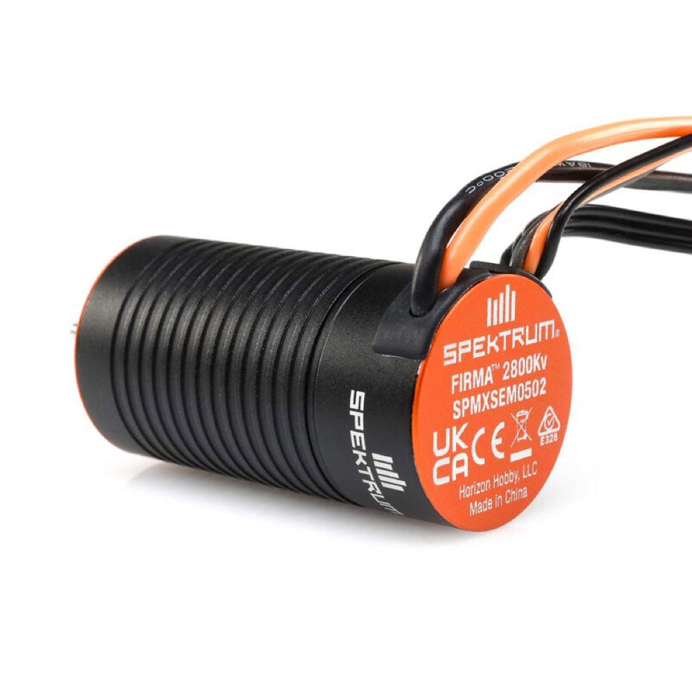Spektrum SPMXSEM0502 Firma 2800kv 1/18th Sensored BL Motor and ESC Combo