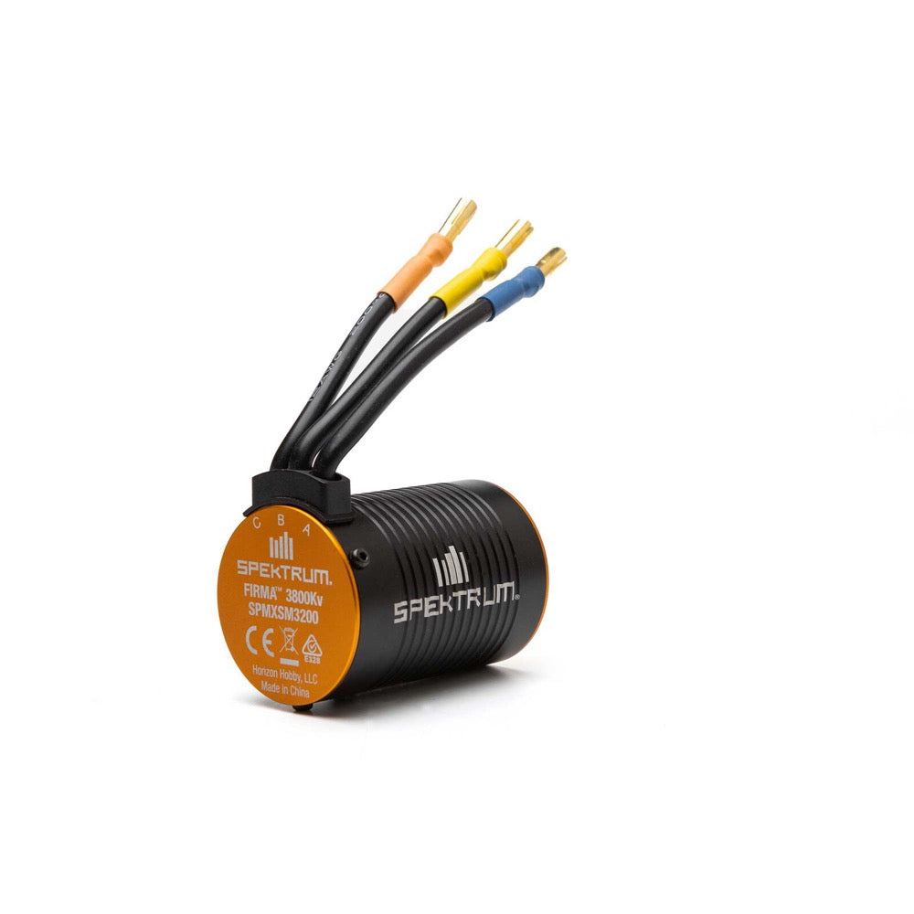 Spektrum SPMXSM3200 Firma 3652 3800kv 4-pole Brushless Motorcycle Motor