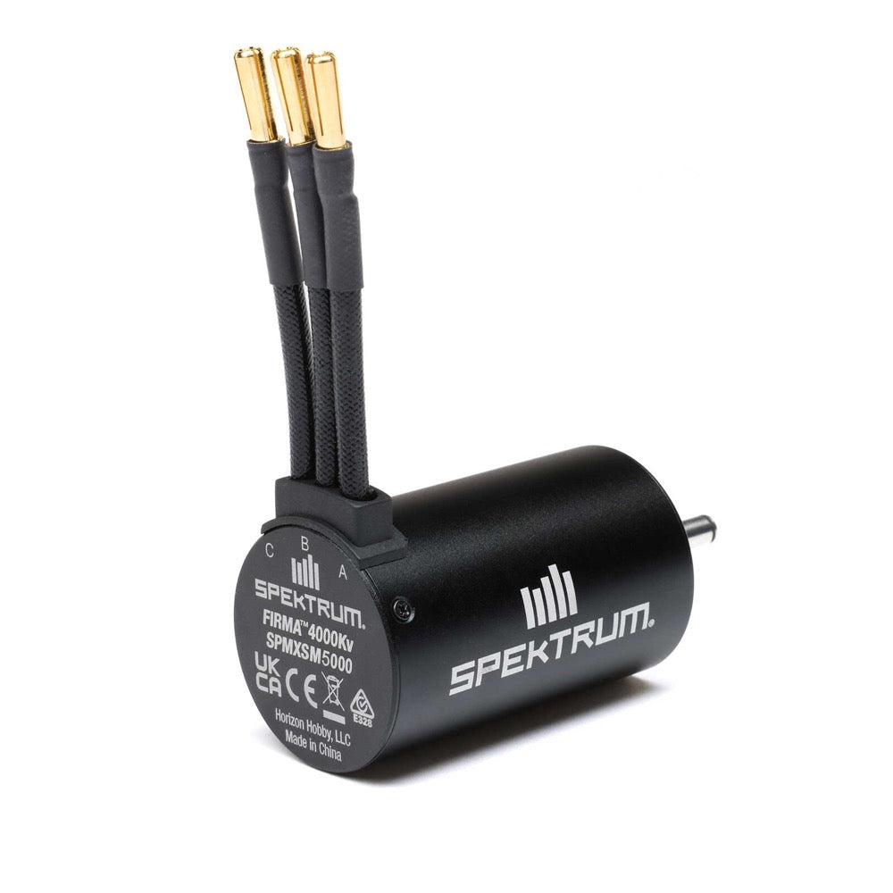 Spektrum SPMXSM5000 Firma 3660-4000Kv 4-Pole Sensorless Brushless Motor with 5mm Shaft