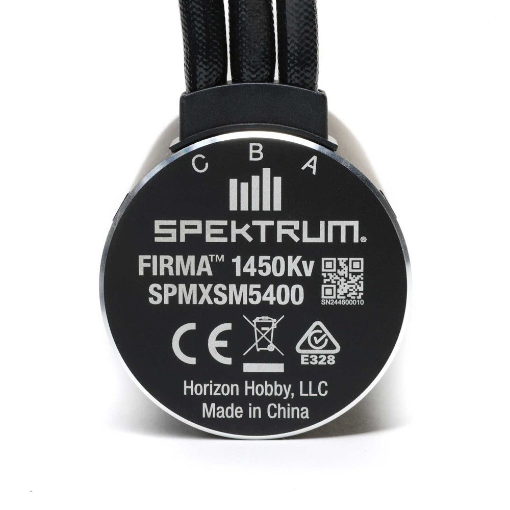 Spektrum SPMXSM5400 Firma 4685 1450kv Brushless Motor with 8mm Shaft
