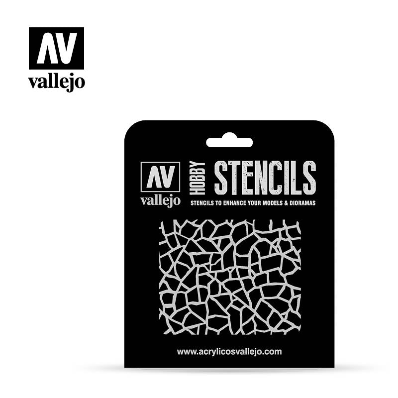 Vallejo ST-CAM003 1/32 Giraffe Camo WWII Stencil