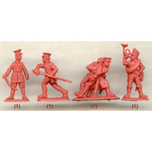 Strelets 002 1/72 Napoleonic Russian/Prussian Chiefs of Staffs (re-issue)