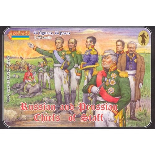 Strelets 002 1/72 Napoleonic Russian/Prussian Chiefs of Staffs (re-issue)