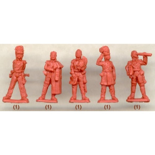 Strelets 002 1/72 Napoleonic Russian/Prussian Chiefs of Staffs (re-issue)