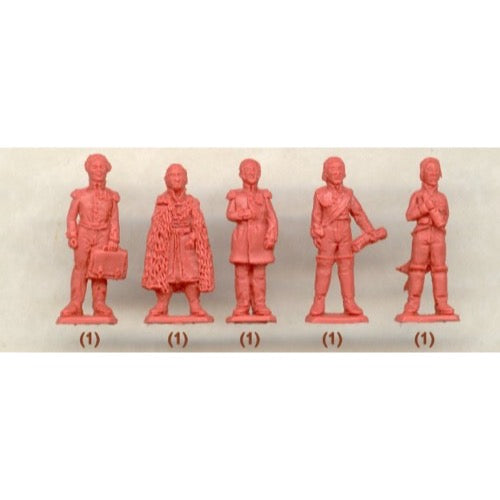 Strelets 002 1/72 Napoleonic Russian/Prussian Chiefs of Staffs (re-issue)