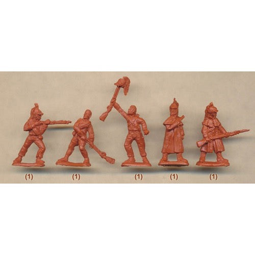 Strelets 009 1/72 Napoleonic French foot dragoons and Polish Grenadiers